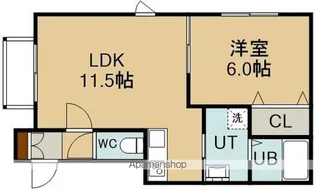 グレース学園台【1階】の間取り